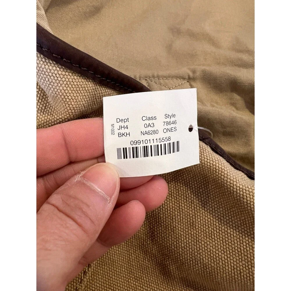 VTG J Crew Crossbody Mailbag Leather Bottom - New with Tag, Abingdon